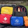 QUADKIT ATV Emergency Kit (106 Essential Items) for ATV;  UTV;  SxS;  4 Wheelers;  Quads;  Side by Sides;  4x4s;  Off-Road | 4-in-1 Kit: Auto Kit;  Fi