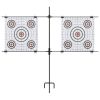 Target Paper Stand with Shooting Papers 30.7"x29.9" Steel