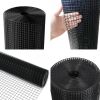 36 inch√ó50 ft Black Vinyl Coated Hardware Cloth, 19 Gauge 1/4 inch Black PVC Hardware Cloth, Black Welded Wire Fence Supports Poultry-Netting Cage-Ho