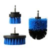 3Pcs/Set Drill Brush Power Scrubber Cleaning Brush for Car Carpet Wall Tile Tub Cleaner Combo