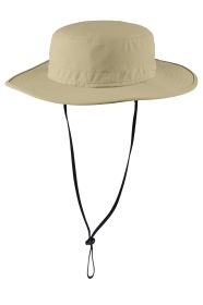 Port Authority Outdoor Wide-Brim Hat C920 (Color: Stone, size: S/M)