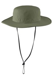 Port Authority Outdoor Wide-Brim Hat C920 (Color: Olive Leaf, size: S/M)