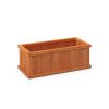 Garden Lawn Fir Wood Planter Box with Drainage Holes