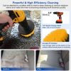 3Pcs/Set Drill Brush Power Scrubber Cleaning Brush for Car Carpet Wall Tile Tub Cleaner Combo