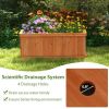 Garden Lawn Fir Wood Planter Box with Drainage Holes